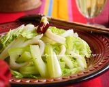 相性抜群！！イカ白菜セロリのシンプル炒め作り方6写真