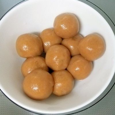 とろ～りチョコ入り✾きな粉ミルク白玉✾ by ウメ吉さん