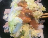 俺流！春キャベツと豚肉の生姜味噌炒め作り方5写真