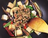【彩り肉味噌で】茄子と厚揚げの肉味噌炒め作り方3写真