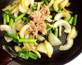 アスパラ・ツナ・ピーマンの和風パスタ作り方4写真