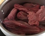 トロトロ牛すじ肉だけの煮込み作り方2写真