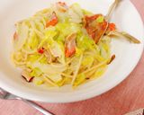 春キャベツとサーモンのパスタ ＊.°作り方8写真