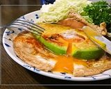 簡単朝ご飯✿アボカドハムエッグ作り方5写真