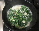 簡単！　ほうれん草のクリーム炒め作り方6写真