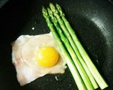 簡単☆華やか♪アスパラのビスマルク風作り方2写真