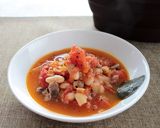 レンジで簡単！いんげん豆のトマト煮作り方5写真