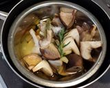 レバーと椎茸のコンフィ作り方4写真