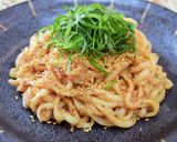 【楽めし】紫蘇明太うどん作り方3写真