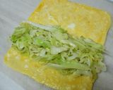 キャベツの玉子巻き作り方3写真