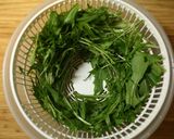 天然だしパックで作る 水菜のサラダ作り方3写真