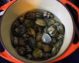 天然だしパックで作る 白菜とあさりの煮物作り方3写真