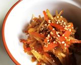 簡単！エコ料理！大根の皮で金平さん！作り方6写真