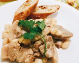 白いんげん豆と豚肉の煮込み作り方9写真