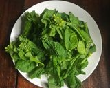 温度管理で茹でる菜の花 エグみゼロ!!作り方1写真