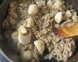 里芋の肉味噌炒め作り方5写真