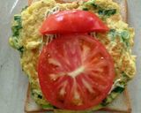 オムレツとツナマヨと野菜のサンドウィッチ作り方5写真