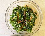 【作り置き】豆苗の塩昆布サラダ作り方4写真