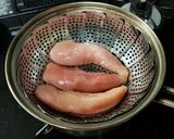まなまゆへ♪鶏の胡麻酢和え作り方2写真