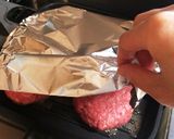 ソースが決め手！牛肉100%ハンバーグ作り方6写真