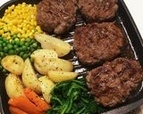 ソースが決め手！牛肉100%ハンバーグ作り方8写真