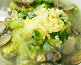 簡単♪あさりと春キャベツの春うどん作り方9写真