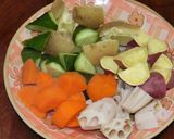 まるごとたっぷり野菜ゴロゴロサラダ作り方1写真