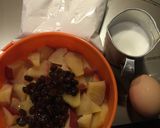 リンゴとレーズンのケーキ作り方1写真