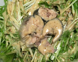 水菜と さば缶のサラダ作り方2写真