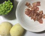 簡単♡ジャーマンポテト枝豆入り作り方1写真