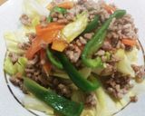 春キャベツと豚挽き肉の生姜焼き作り方5写真