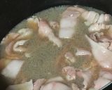 豚バラ肉で壬生菜の簡単煮浸し作り方4写真