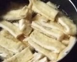 野趣ゆたかなコゴミと京風揚げの煮びたし作り方4写真