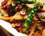 たけのこと空豆のペペロンチーノ作り方8写真