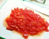 トマトにんにくのクリームパスタ作り方4写真