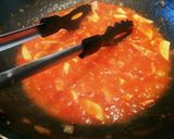 トマトにんにくのクリームパスタ作り方8写真