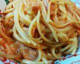 トマトにんにくのクリームパスタ作り方10写真