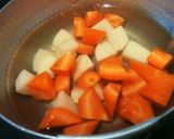 野菜ごろごろトマトカレー作り方1写真