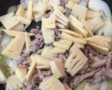 簡単！筍と新玉ねぎと豚肉の甘味噌炒め作り方3写真