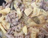 簡単！筍と新玉ねぎと豚肉の甘味噌炒め作り方4写真