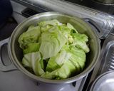 無水鍋でキャベツと塩豚の蒸し煮作り方1写真