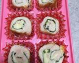 冷凍レシピ♪お弁当にささ身ロール♪作り方5写真