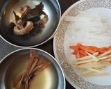 するめで鱿鱼羹☆台湾☆イカのとろみスープ作り方2写真