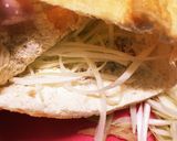 簡単おつまみ 焼き油揚げのねぎ味噌作り方3写真