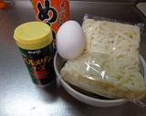 最速のカルボナーラうどん作り方1写真