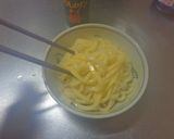 最速のカルボナーラうどん作り方5写真