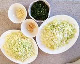 野菜たっぷり我が家のシンプル餃子☆作り方1写真