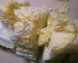 白菜と挽き肉の野菜たっぷりミネストローネ作り方1写真