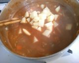 白菜と挽き肉の野菜たっぷりミネストローネ作り方8写真