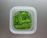 レンジで簡単☆きぬさやナムル。作り方1写真
